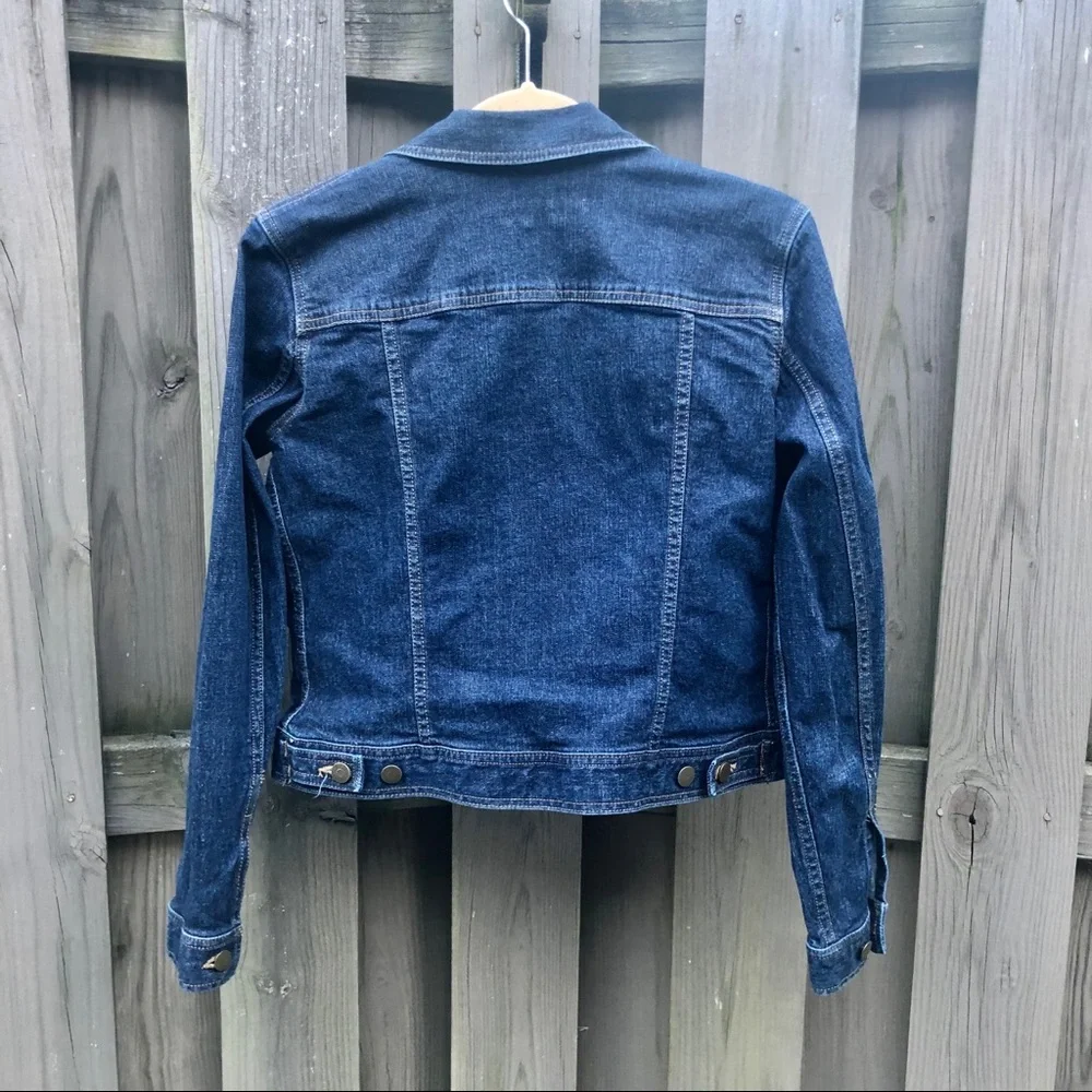 Ralph Lauren Quality Denim Button Down Long Sleeve Jean Casual Barn Jacket EUC M - Picture 3 of 5
